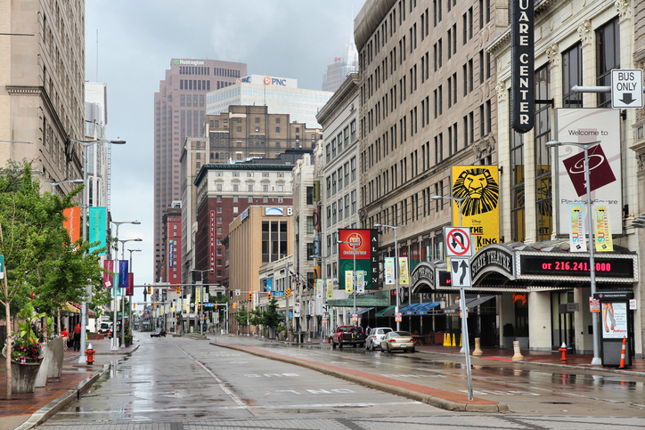 Euclid Avenue and East Fourth Street make up the present-day neighborhood of East Fourth Street